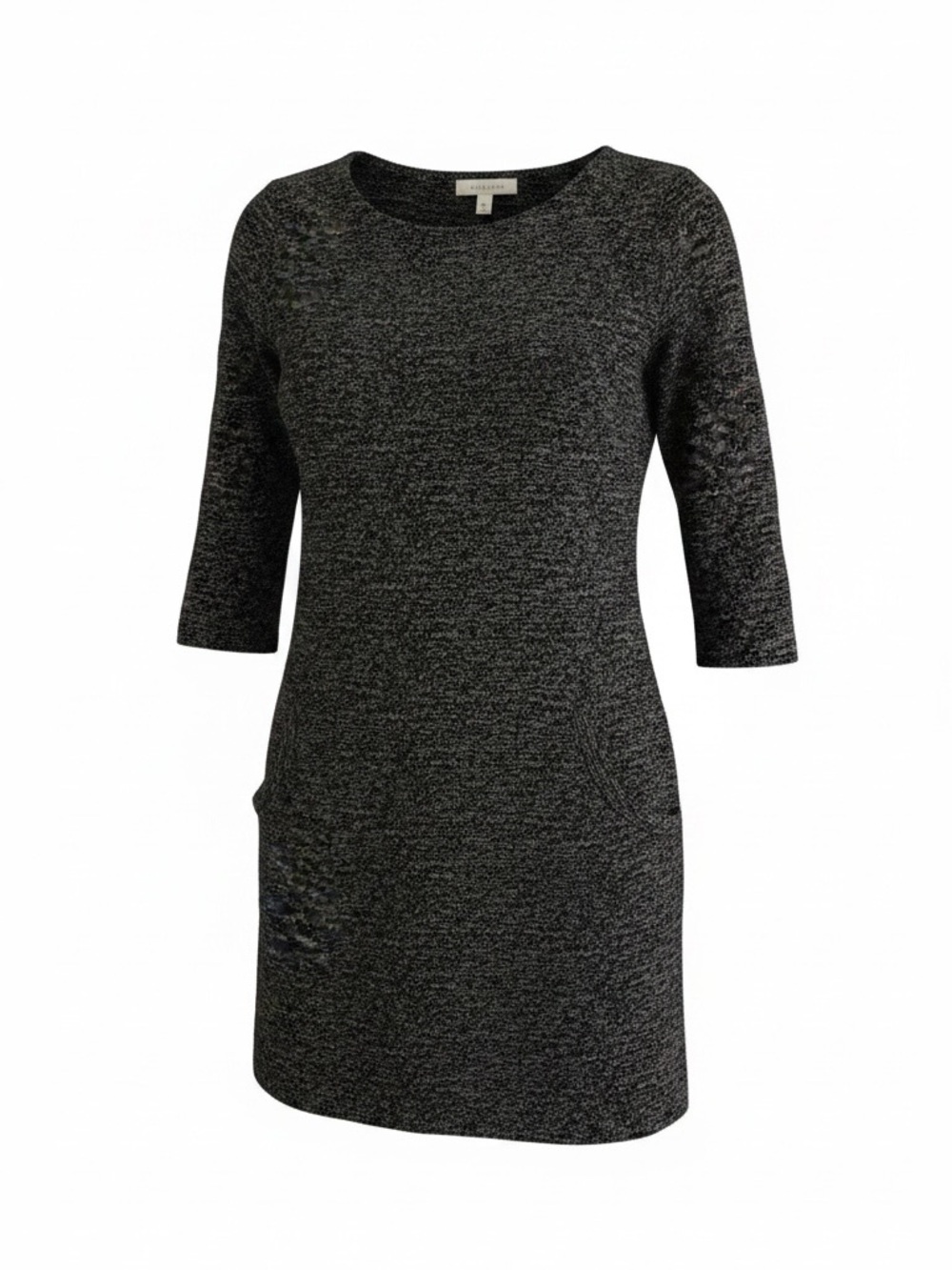 Anthropologie Lili’s Closet Shift Dress Charcoal Size Medium
